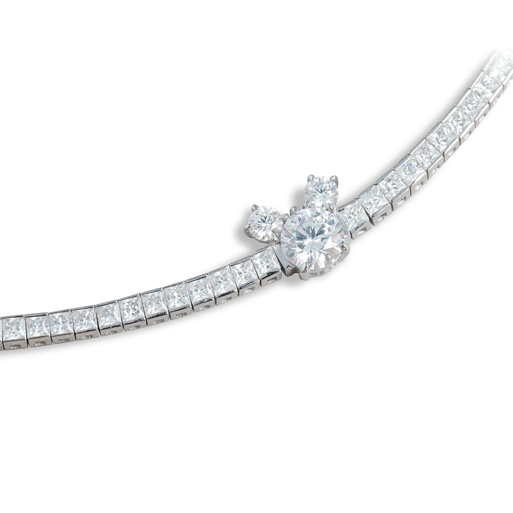 Mickey Mouse Icon Bolo Bracelet by CRISLU &ndash; Platinum