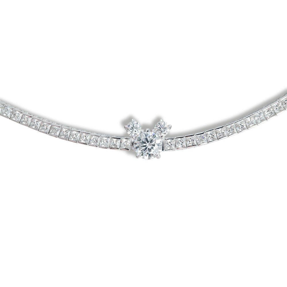 Mickey Mouse Icon Bolo Bracelet by CRISLU &ndash; Platinum