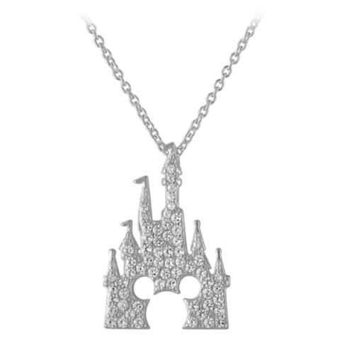 Rebecca Hook Mickey Mouse Fantasyland Castle Necklace by Rebecca Hook – Silver