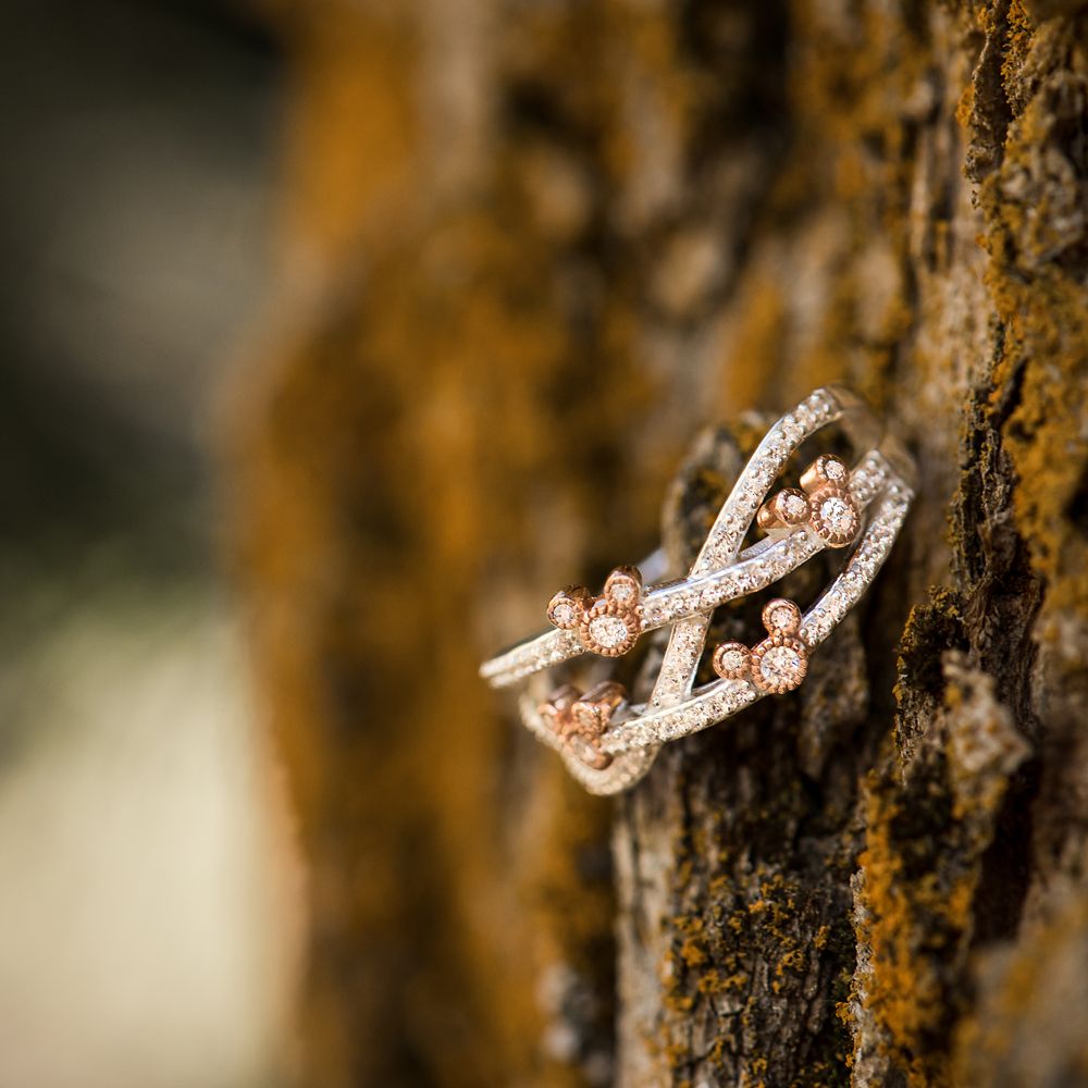 Mickey Mouse Crisscross Ring by Rebecca Hook
