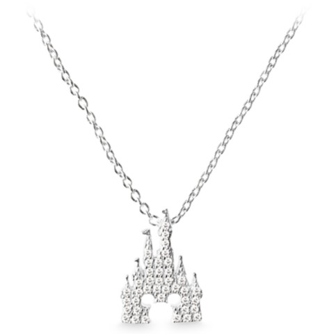 Rebecca Hook Mickey Mouse Icon on Fantasyland Castle Necklace by