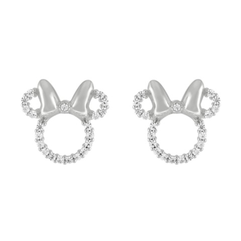 Rebecca Hook Minnie Mouse Sterling Silver Icon Earrings by