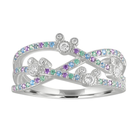 Rebecca Hook Mickey Mouse Crisscross Ring by Rebecca Hook – Multicolored