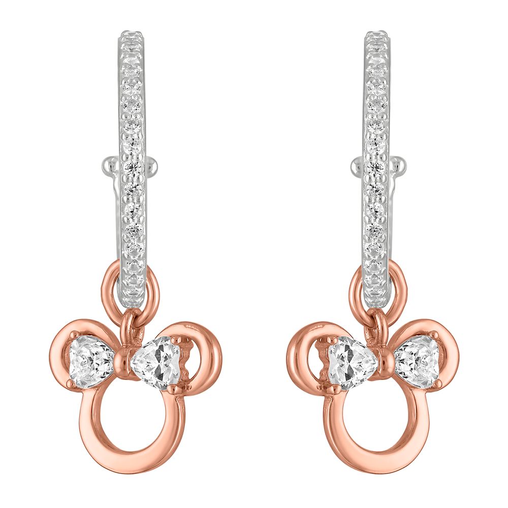 Minnie Mouse Icon Hoop Earrings by Rebecca Hook