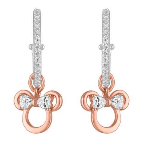Rebecca Hook Minnie Mouse Icon Hoop Earrings by