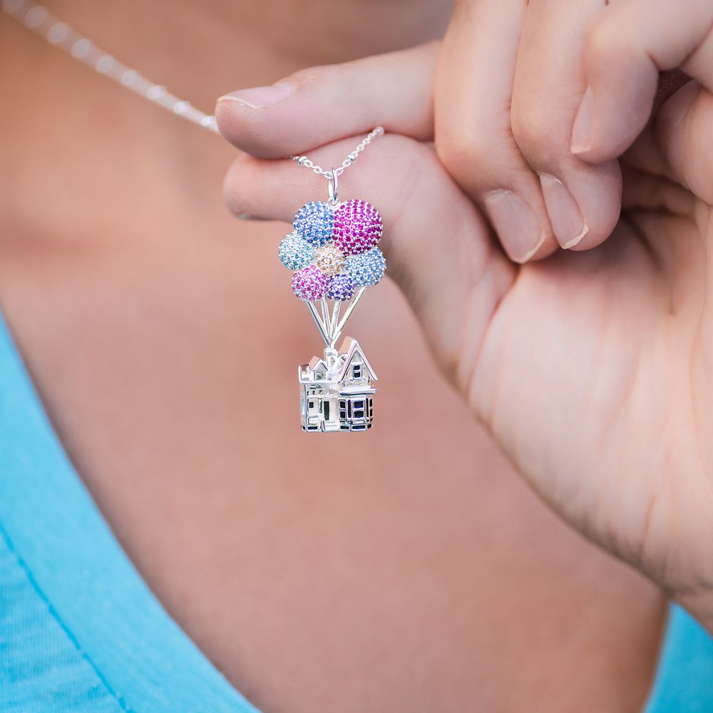 Up House Pendant Necklace by Rebecca Hook