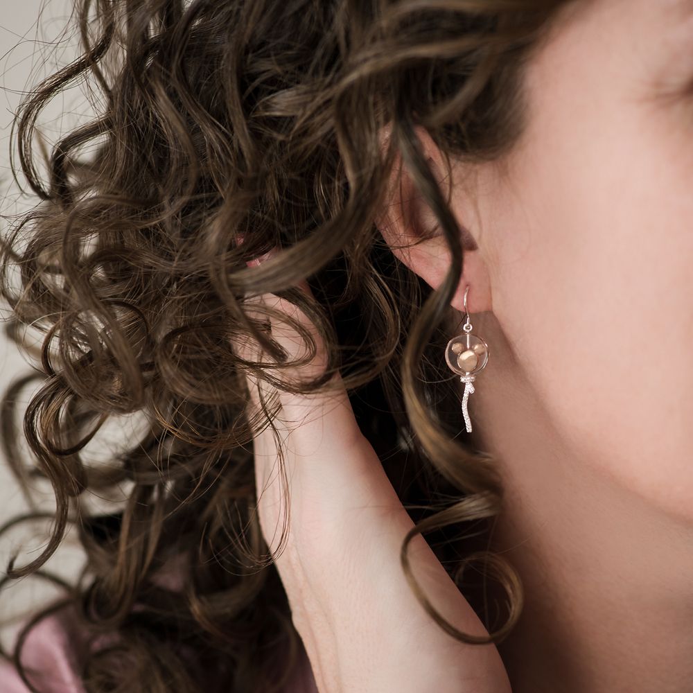 Mickey Mouse Balloon Earrings by Rebecca Hook