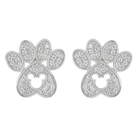 Rebecca Hook Mickey Mouse Paw Earrings by