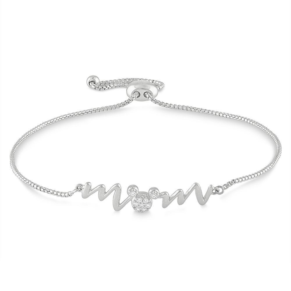 Mickey Mouse ''Mom'' Bolo Bracelet by Rebecca Hook