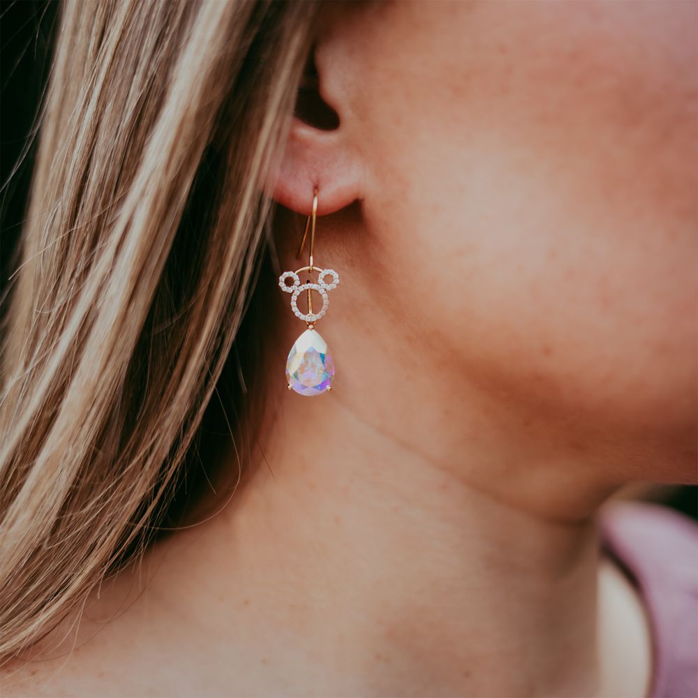 Mickey Mouse Icon Drop Earrings by Rebecca Hook