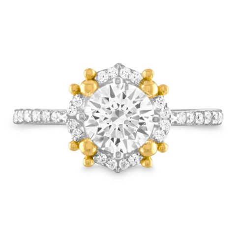 Rebecca Hook Mickey Mouse Icon Solitaire Ring by
