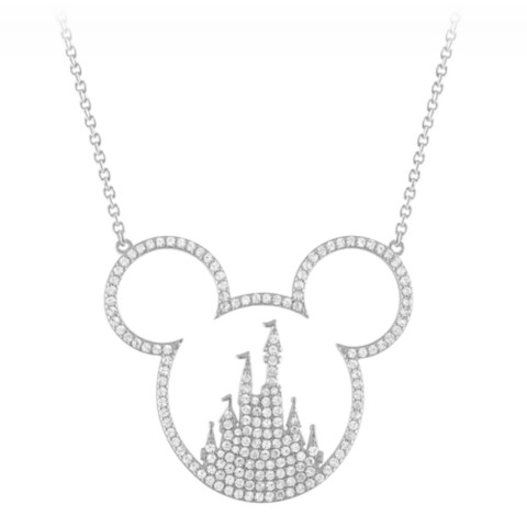 Rebecca Hook Mickey Mouse Icon Fantasyland Castle Necklace by