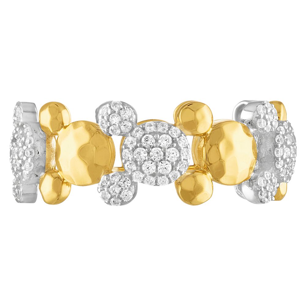 Mickey Mouse Icon Two-Tone Ring by Rebecca Hook