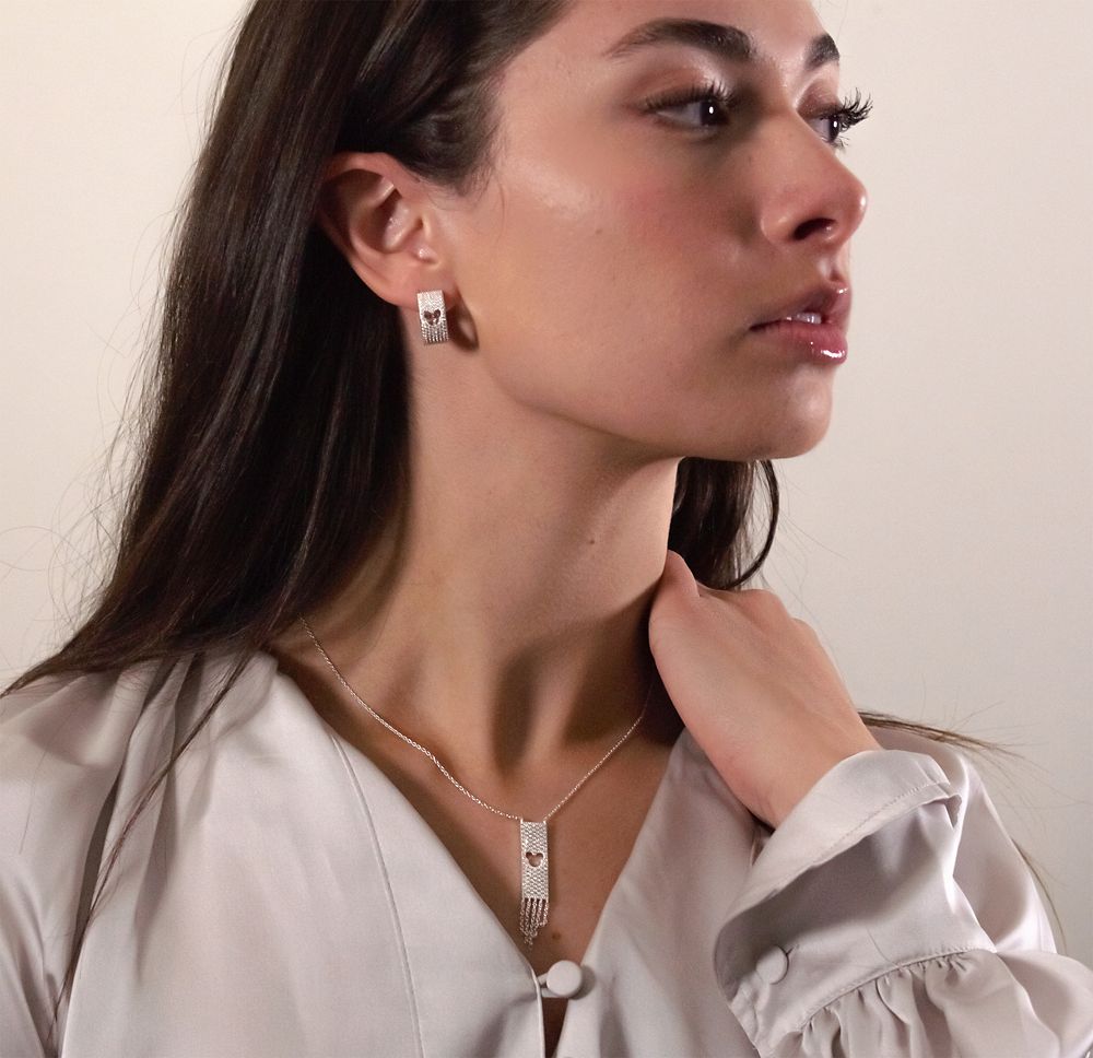 Mickey Mouse Icon Pav&eacute; Necklace by Rebecca Hook