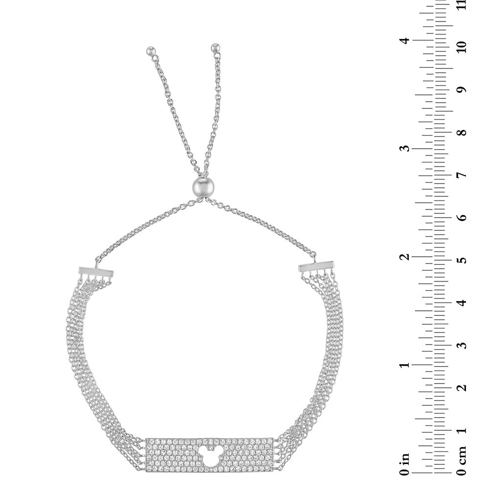 Mickey Mouse Icon Pav&eacute; Bolo Bracelet by Rebecca Hook