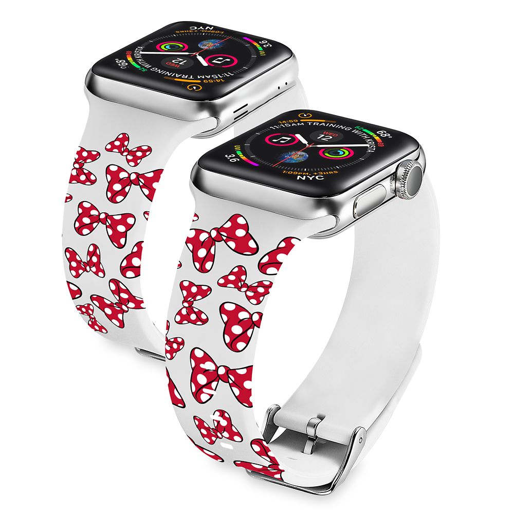 Minnie Mouse Bows Smart Watch Band Disney Store