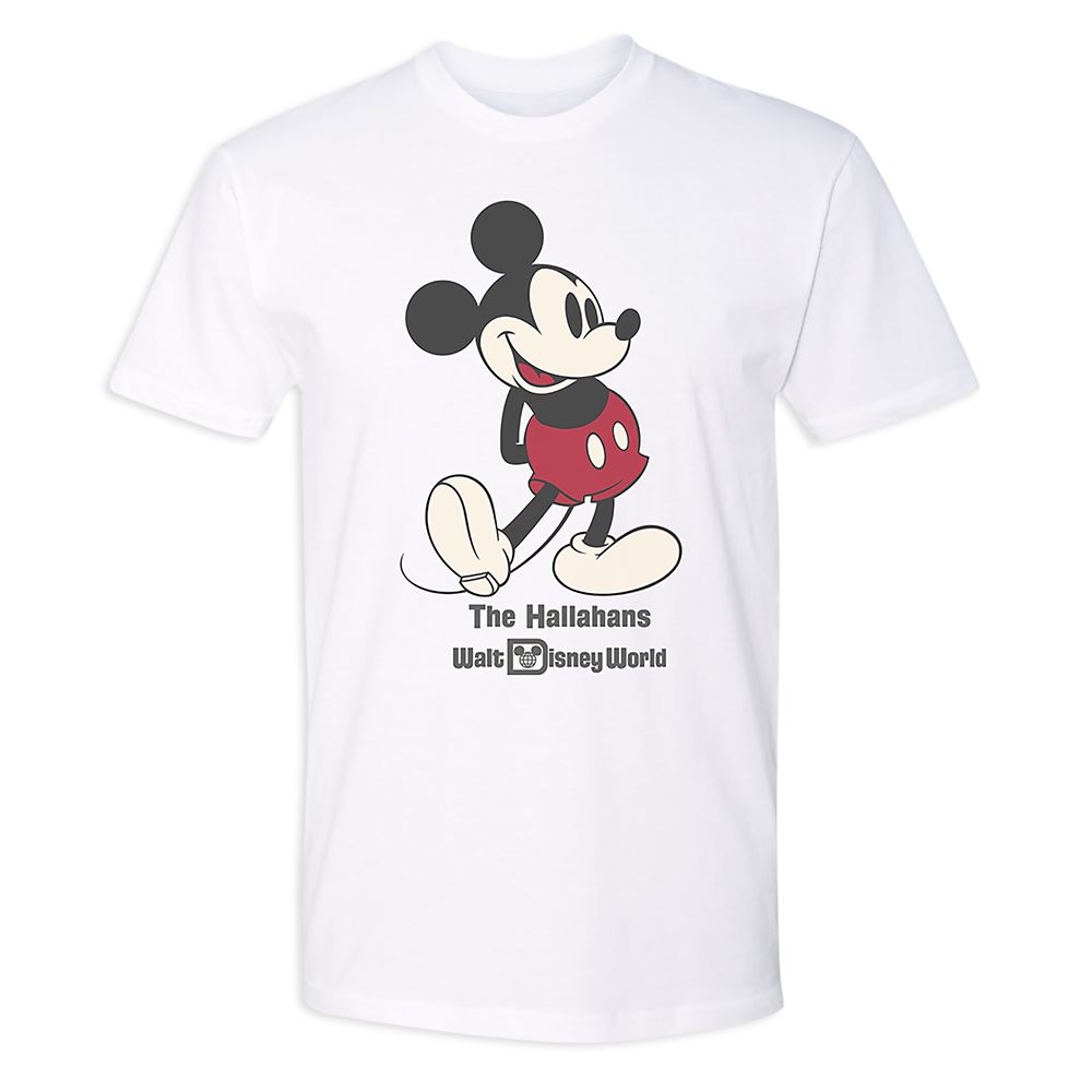 Adults' Walt Disney World Standing Mickey Mouse T-Shirt - Customized