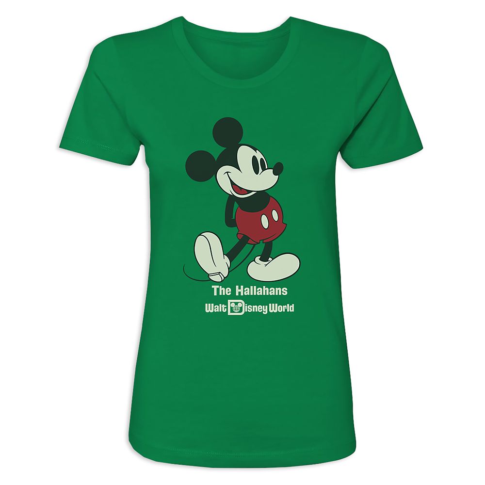 Women's Walt Disney World Standing Mickey Mouse T-Shirt - Customized