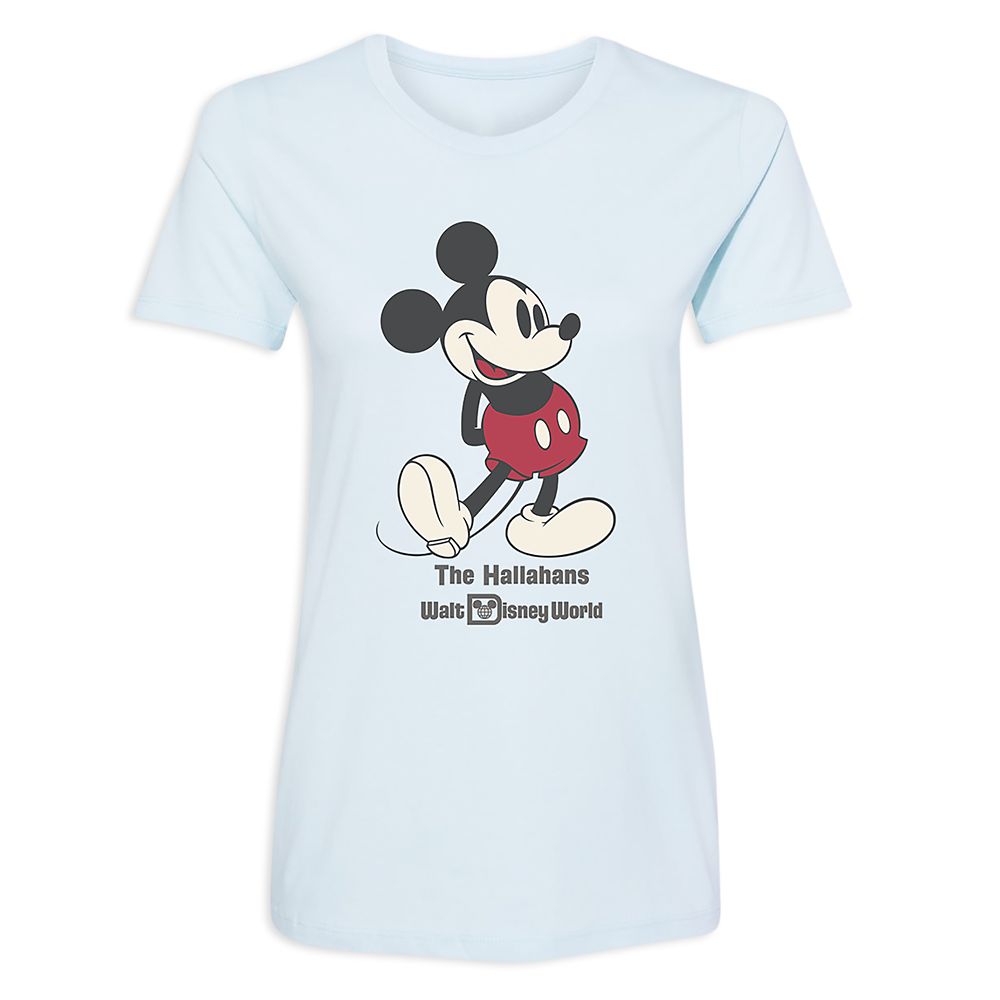 Women's Walt Disney World Standing Mickey Mouse T-Shirt - Customized