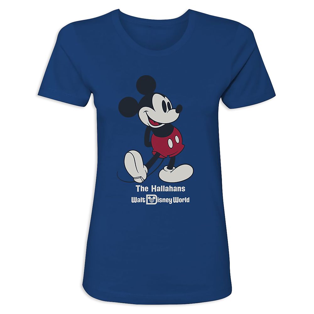 Women's Walt Disney World Standing Mickey Mouse T-Shirt - Customized
