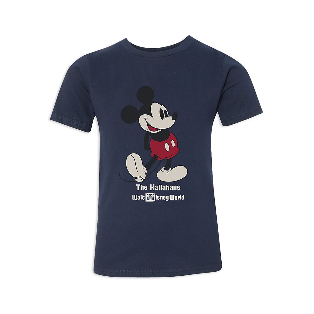 Kids' Walt Disney World Standing Mickey Mouse T-Shirt - Customized