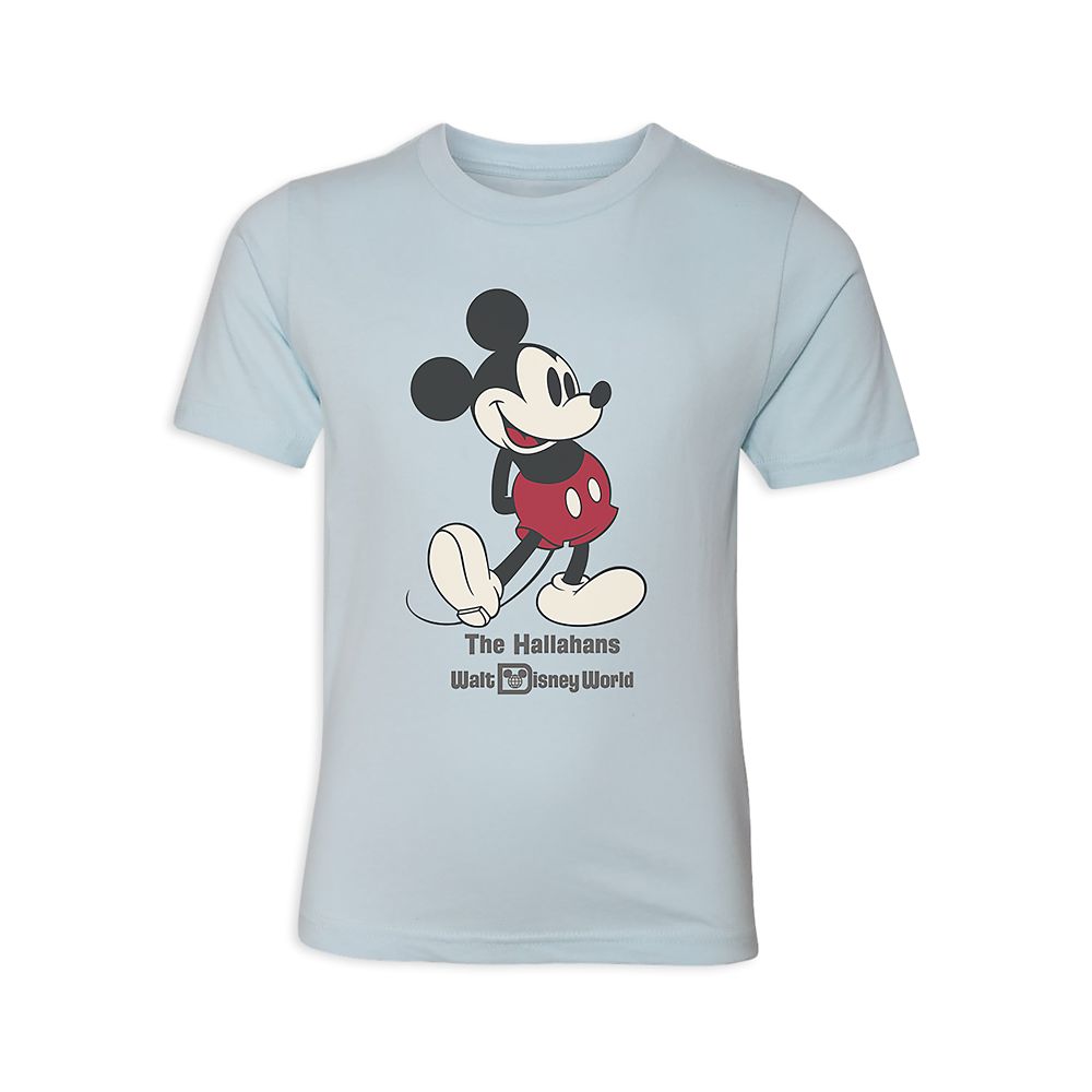 Kids' Walt Disney World Standing Mickey Mouse T-Shirt - Customized