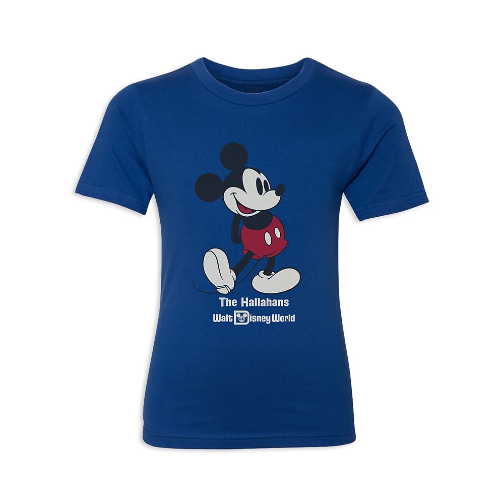 Kids' Walt Disney World Standing Mickey Mouse T-Shirt - Customized