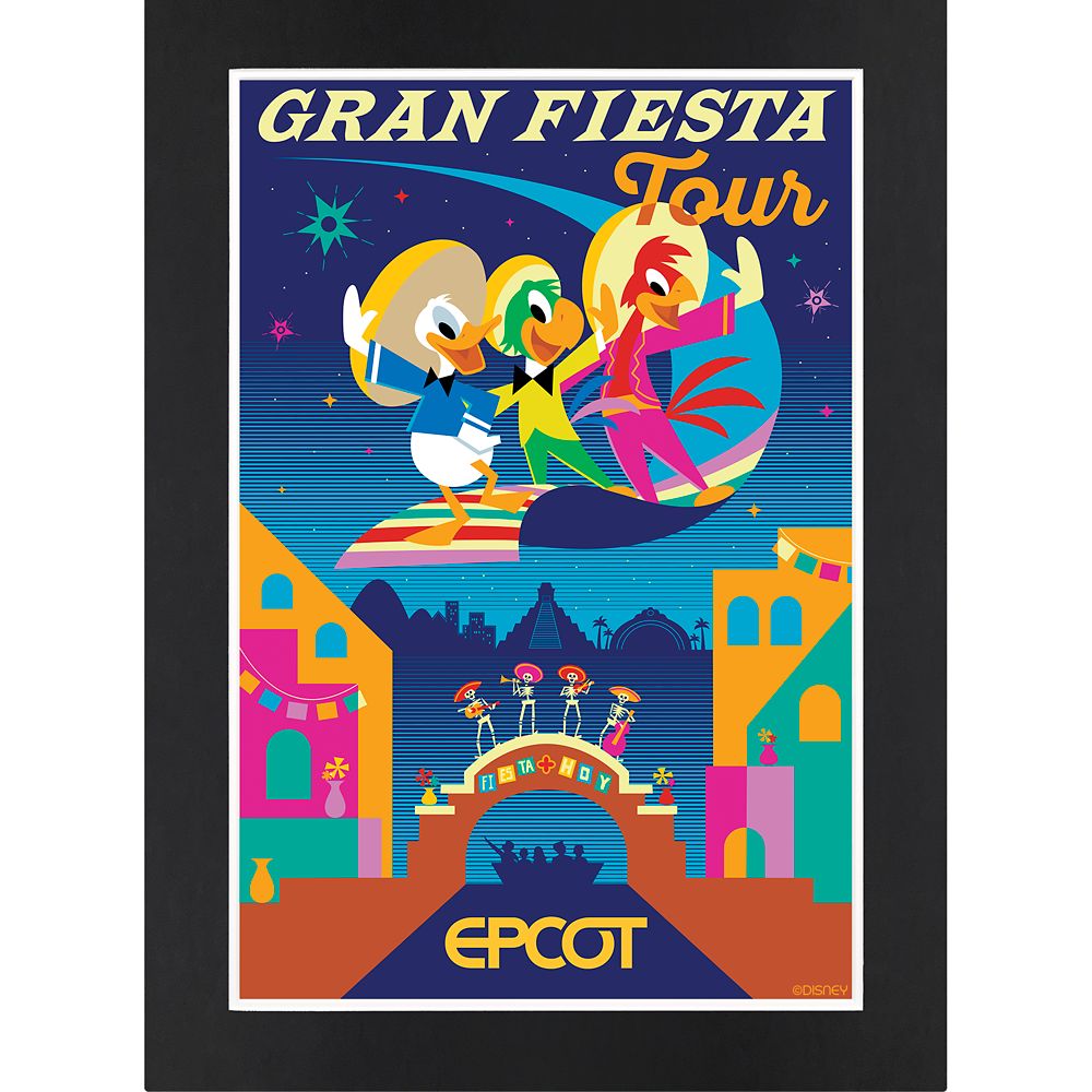 EPCOT Gran Fiesta Tour Matted Print Official shopDisney