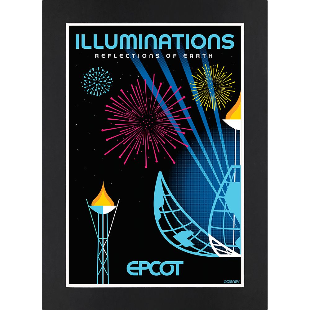 EPCOT IllumiNations: Reflections of Earth Matted Print Official shopDisney