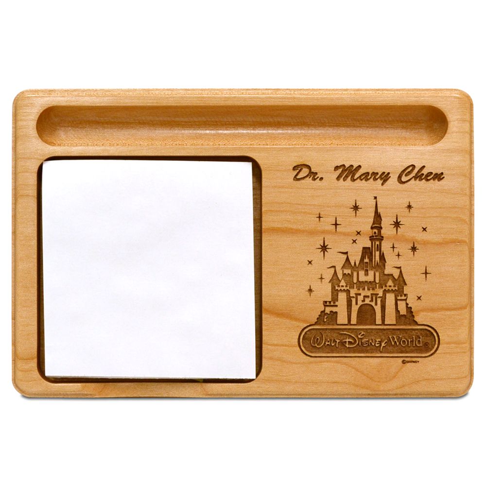 Walt Disney World Cinderella Castle Memo Holder by Arribas &ndash; Personalizable