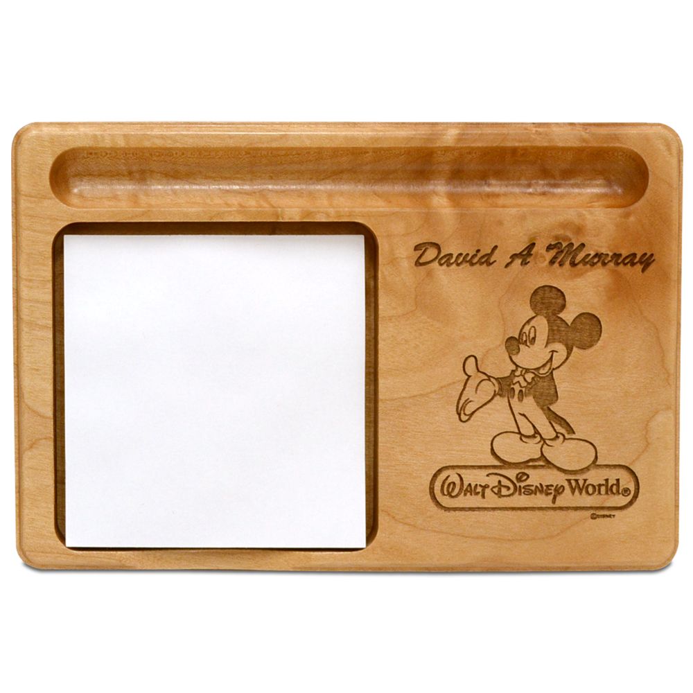 Walt Disney World Mickey Mouse Memo Holder by Arribas &ndash; Personalizable