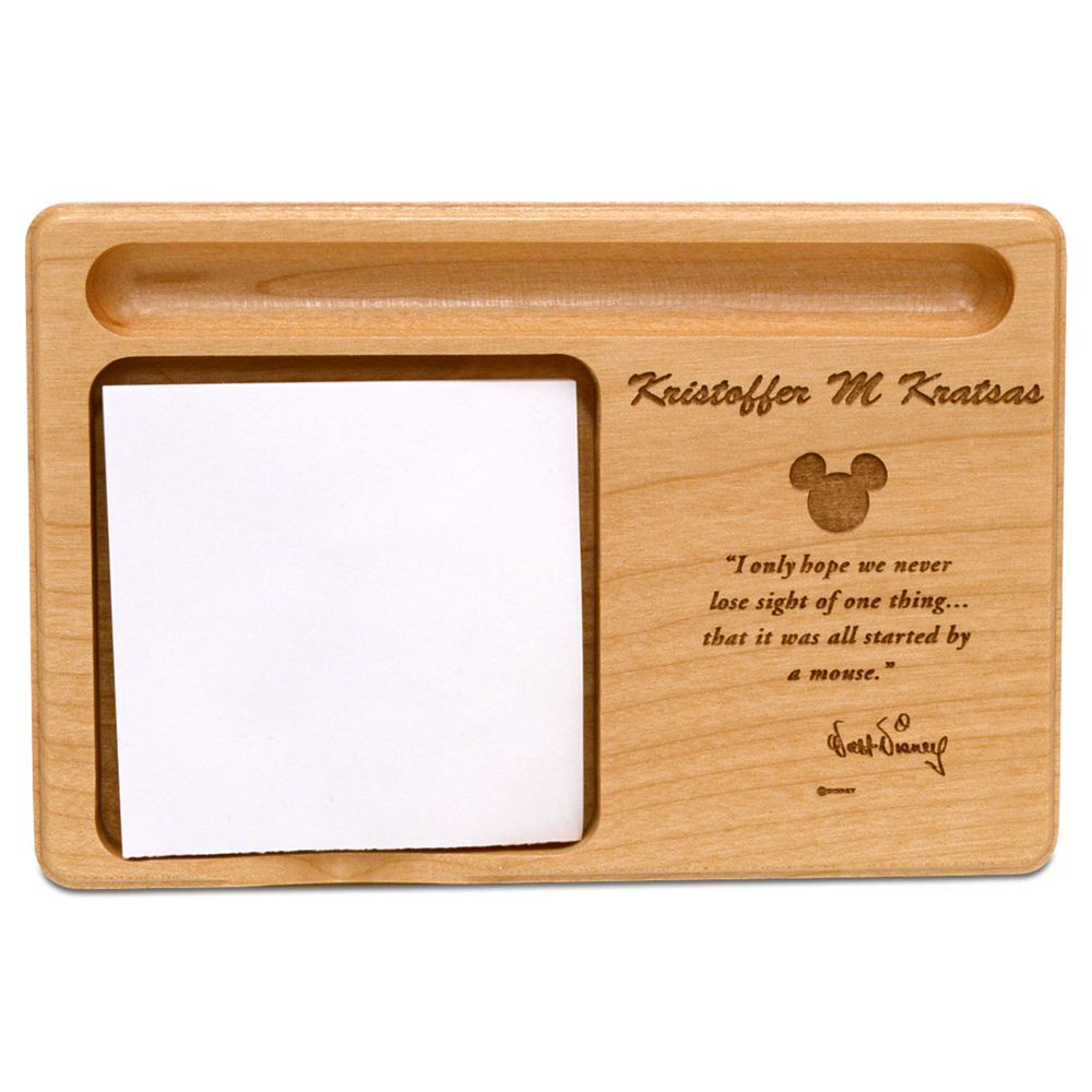 Mickey Mouse Memo Holder by Arribas &ndash; Personalizable