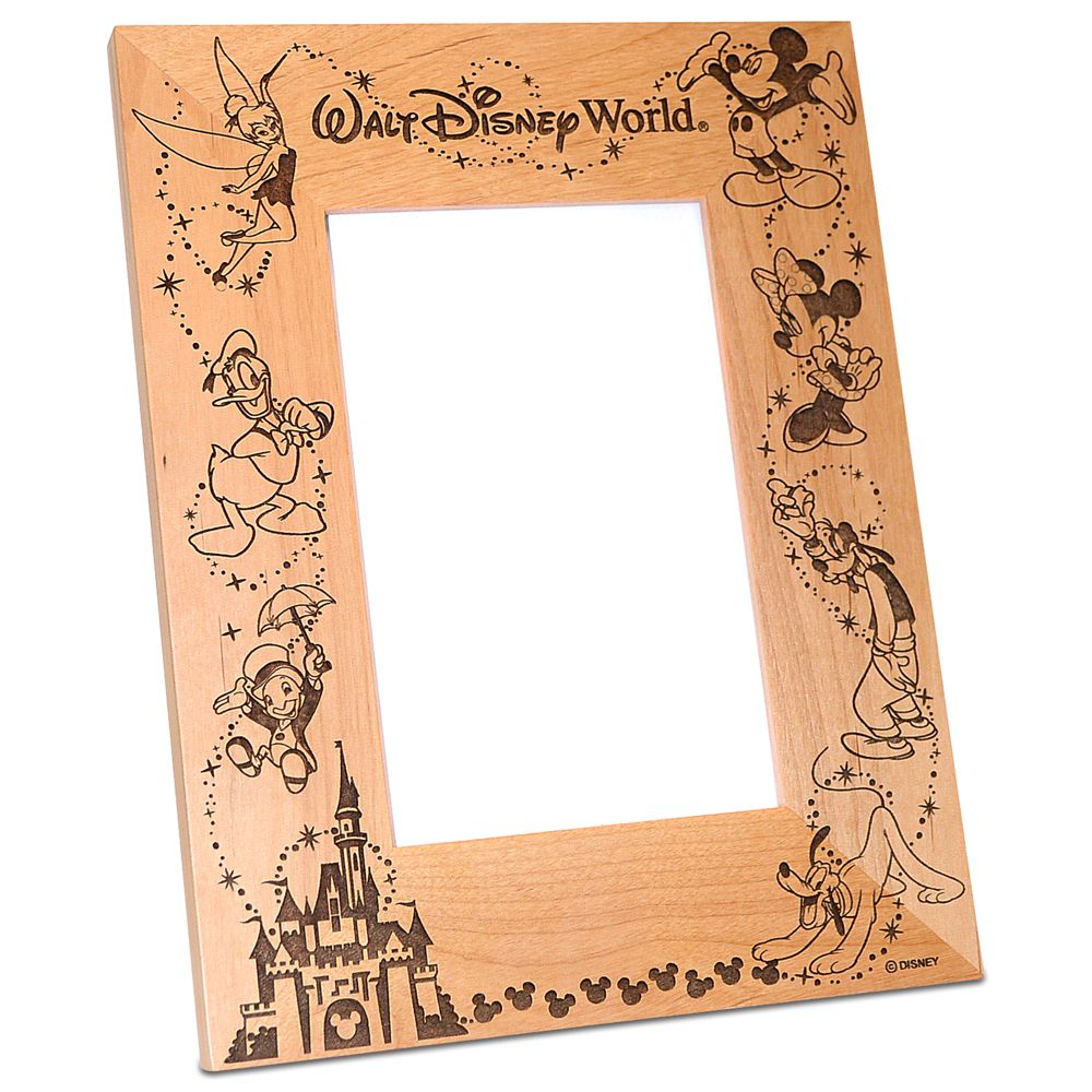 Walt Disney World Cinderella Castle Photo Frame by Arribas  Personalizable