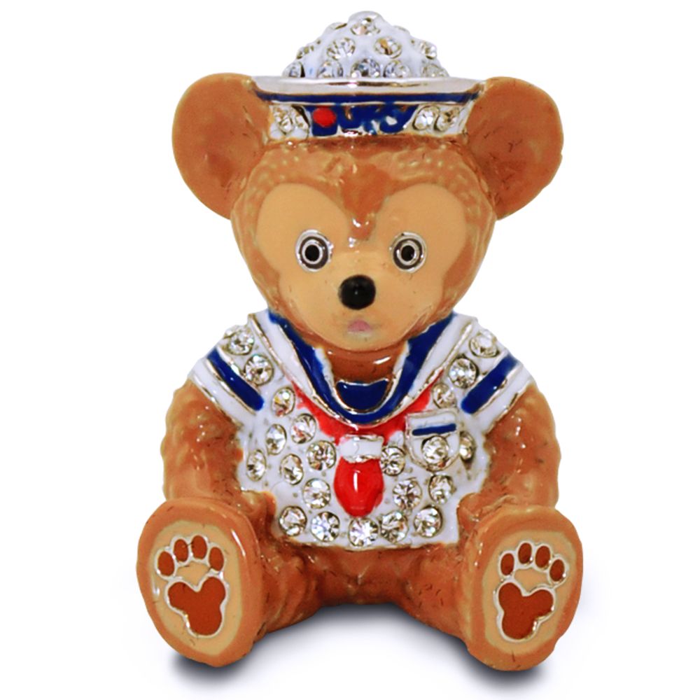 Duffy the Disney Bear Figurine by Arribas  Jeweled Mini