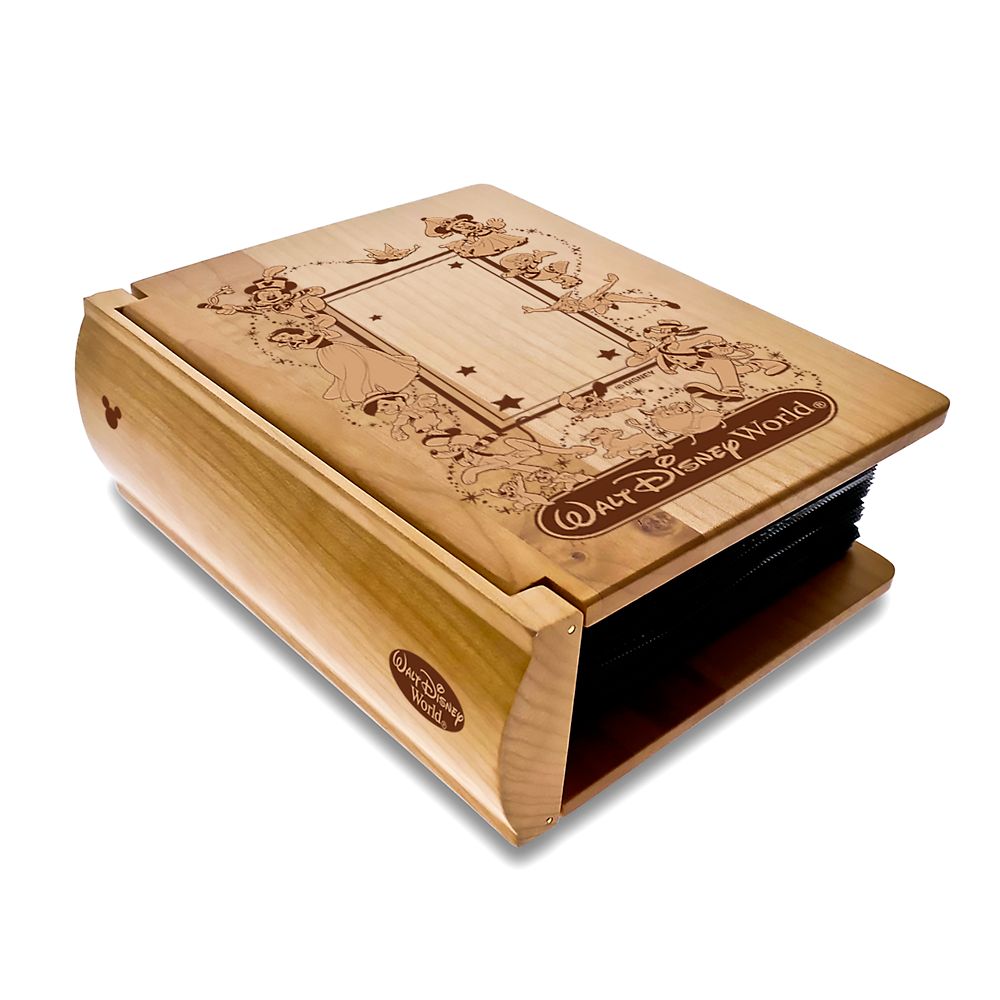 Walt Disney World Wood Photo Album by Arribas - Personalizable