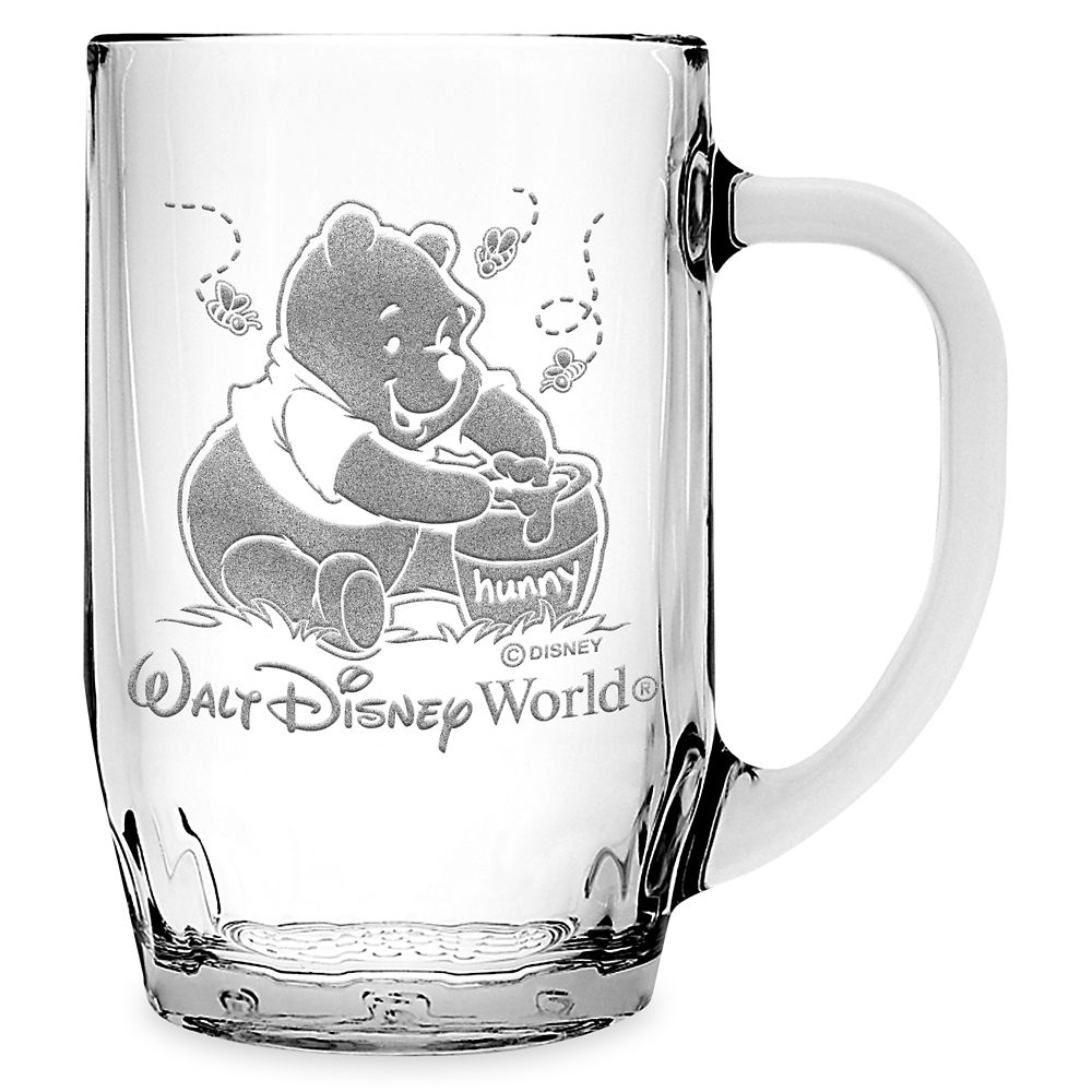 Winnie the Pooh Glass Mug by Arribas Personalized Official shopDisney