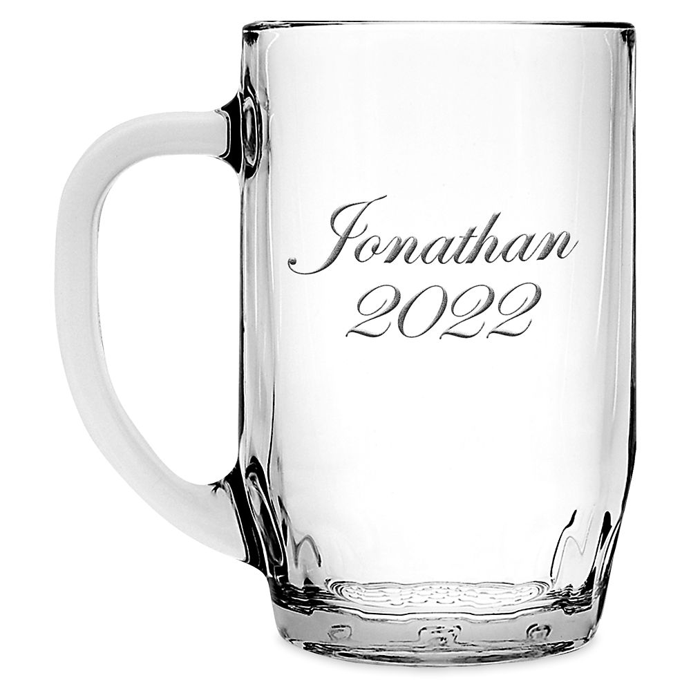 Winnie the Pooh Glass Mug by Arribas &ndash; Personalized