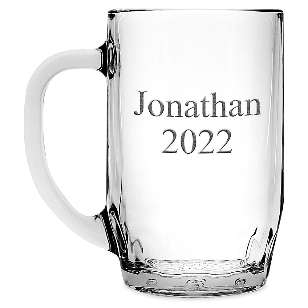 Grumpy Glass Mug by Arribas &ndash; Large &ndash; Personalized