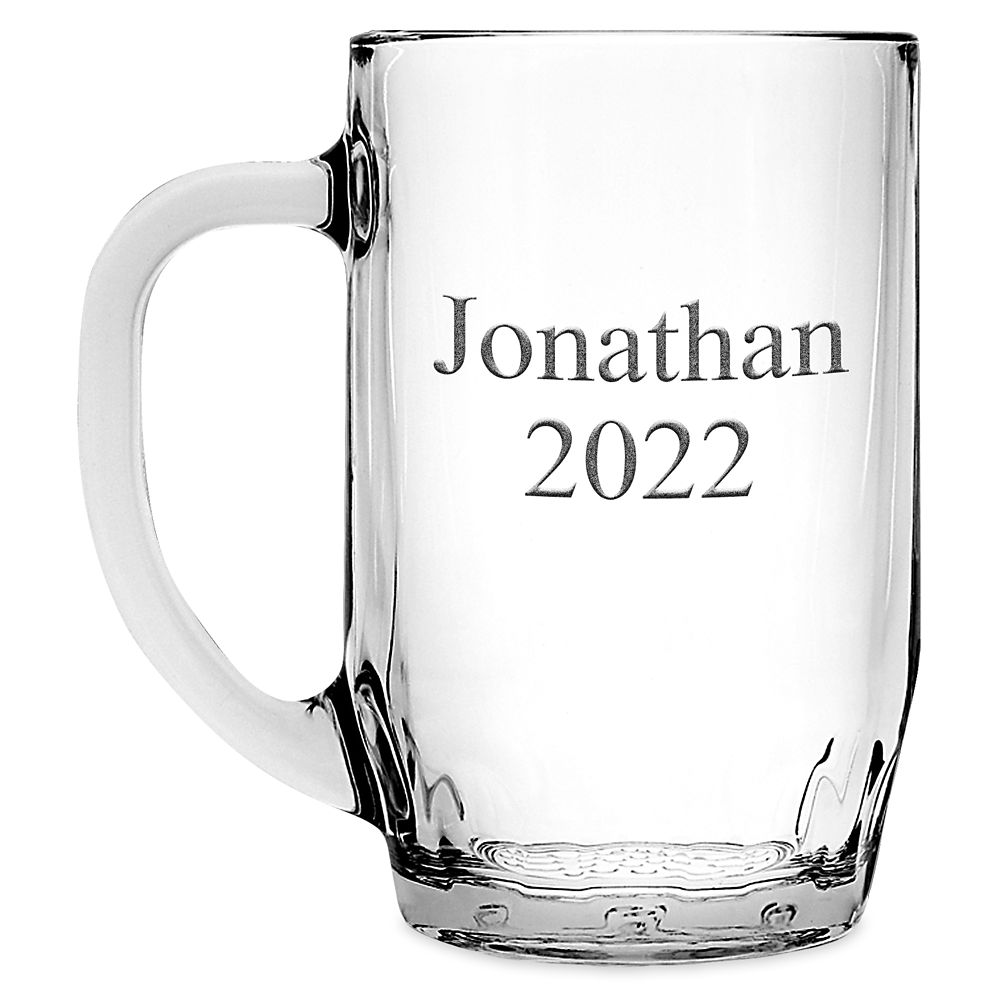 Minnie Mouse Glass Mug by Arribas &ndash; Large &ndash; Personalized