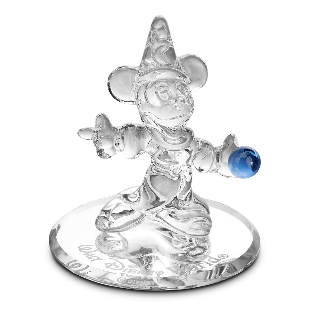 Sorcerer Mickey Mouse Glass Figurine by Arribas Official shopDisney
