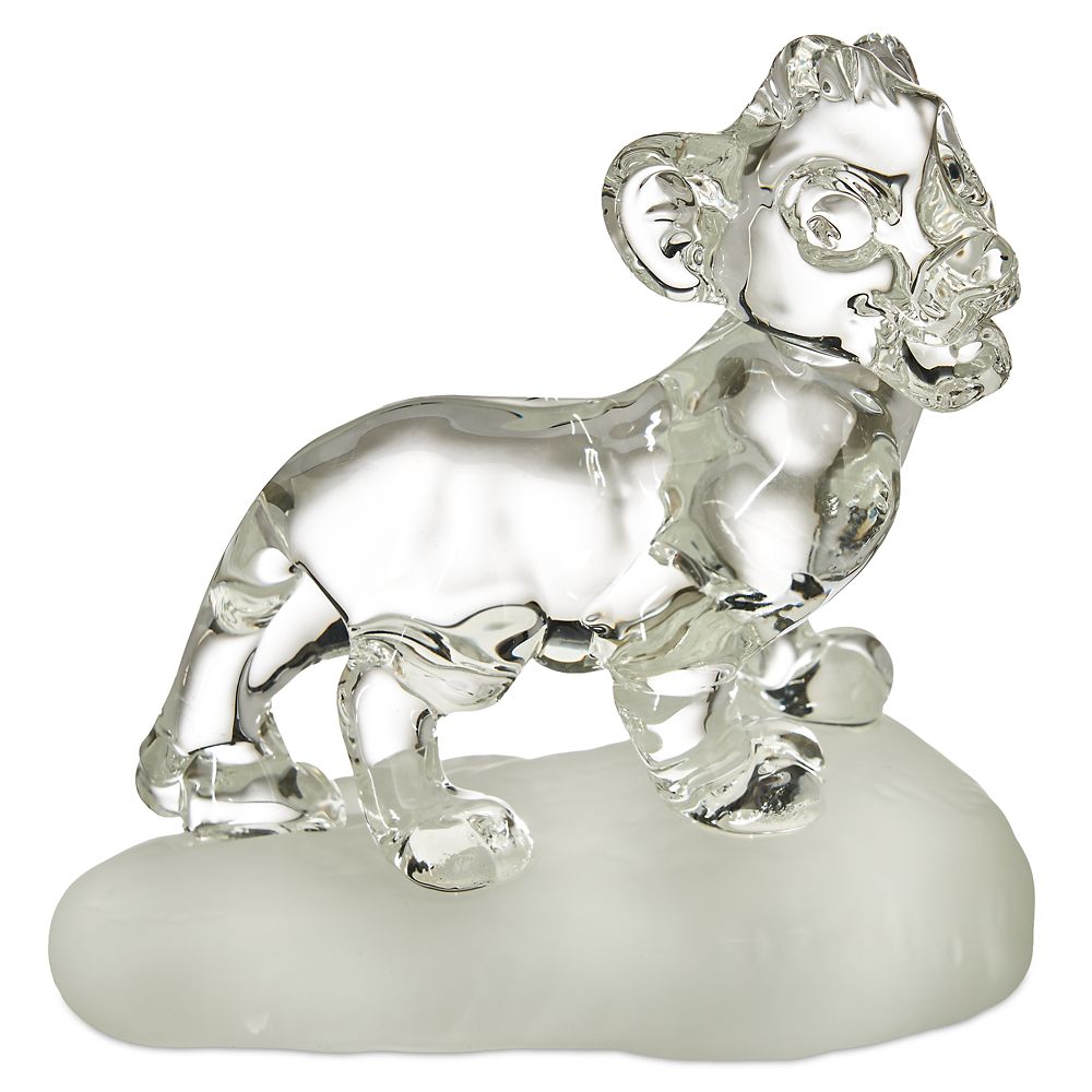 Simba Glass Figure by Arribas Brothers &ndash; The Lion King