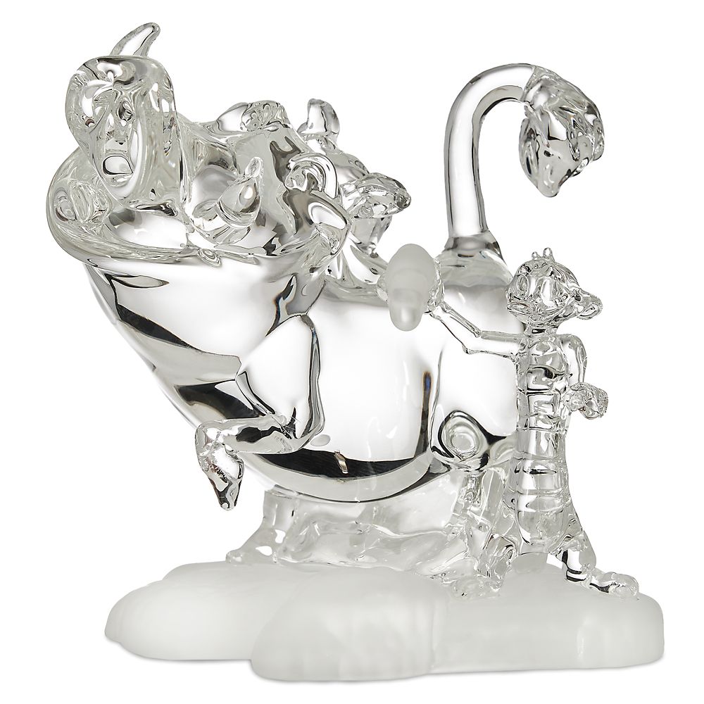 Timon and Pumbaa Glass Figure by Arribas Brothers &ndash; The Lion King