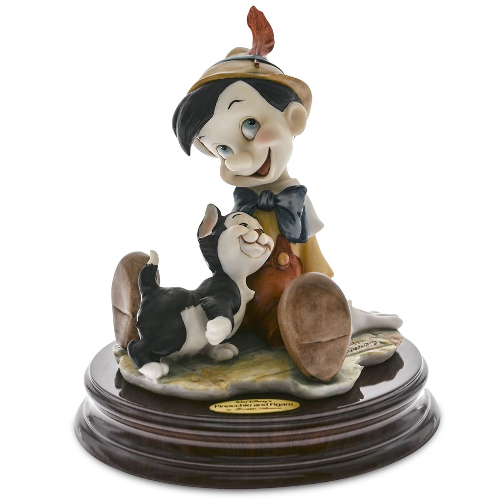 Pinocchio and Figaro Figure by Giuseppe Armani | Disney Store