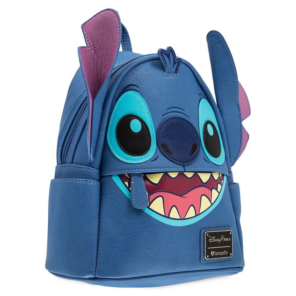 Stitch Faux Leather Mini Backpack by Loungefly Disney Store