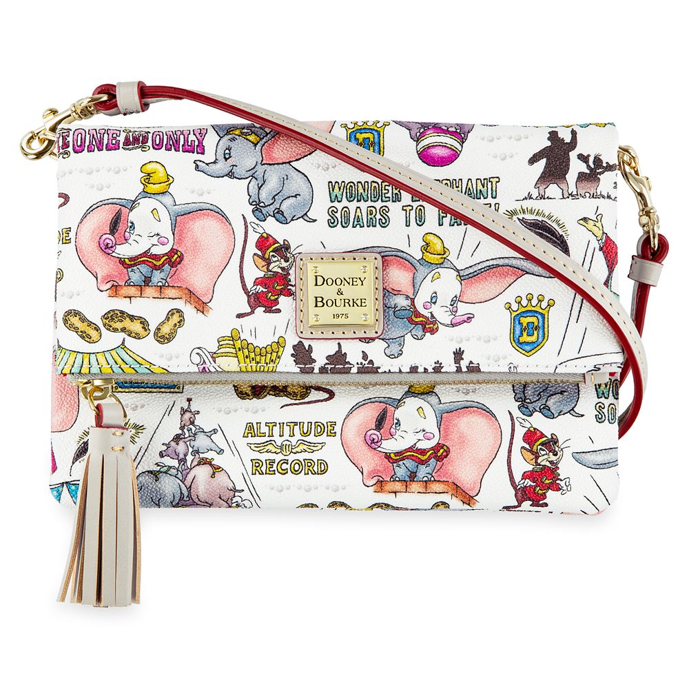 Dumbo Foldover Crossbody Bag by Dooney Bourke Disney Store