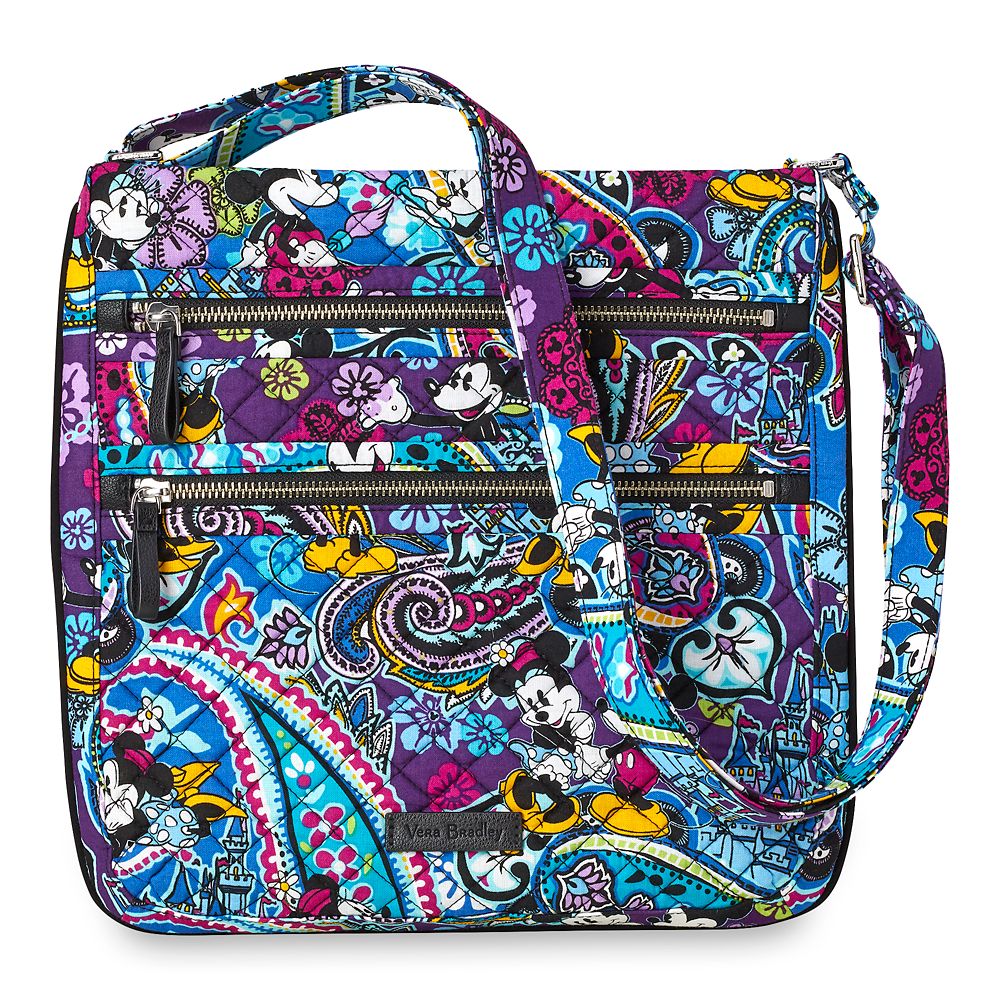 Mickey and Minnie Mouse Paisley Hipster Bag by Vera Bradley Disney Store