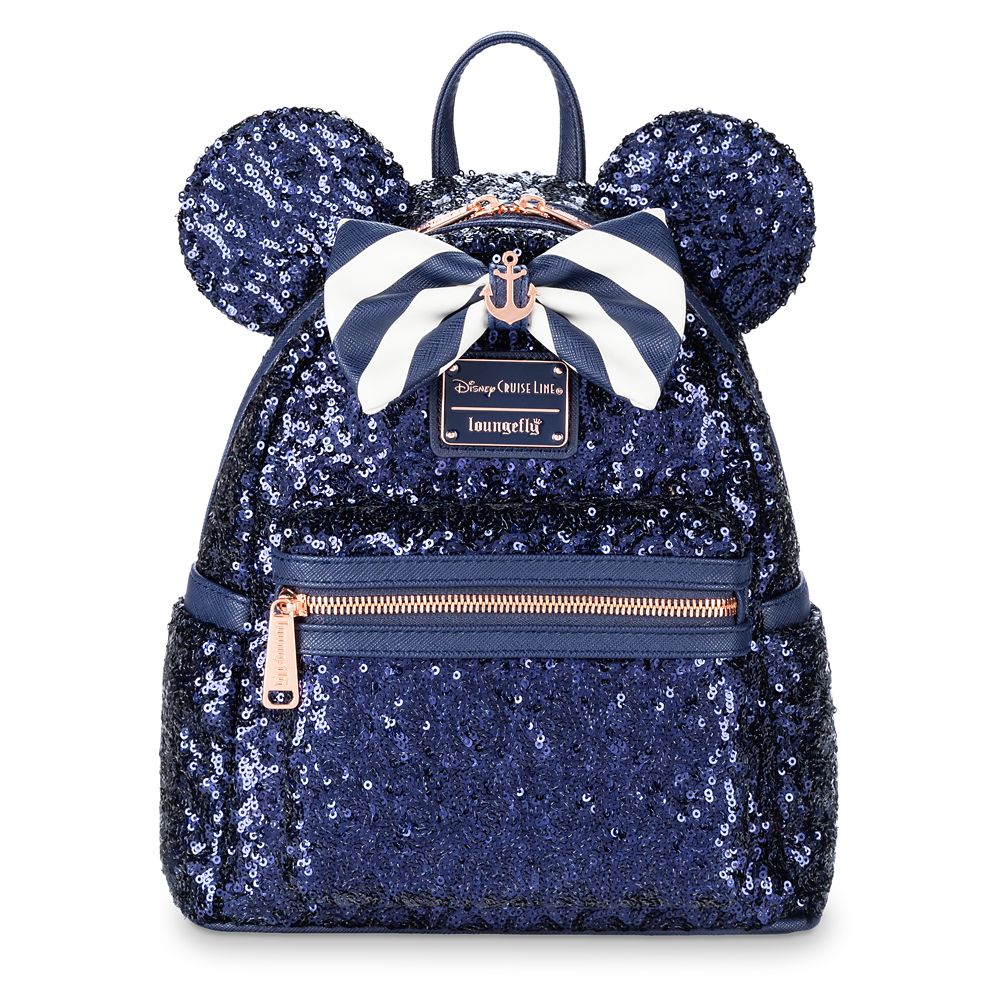 Minnie Mouse Sequined Mini Backpack by Loungefly Disney Cruise Line Disney Store