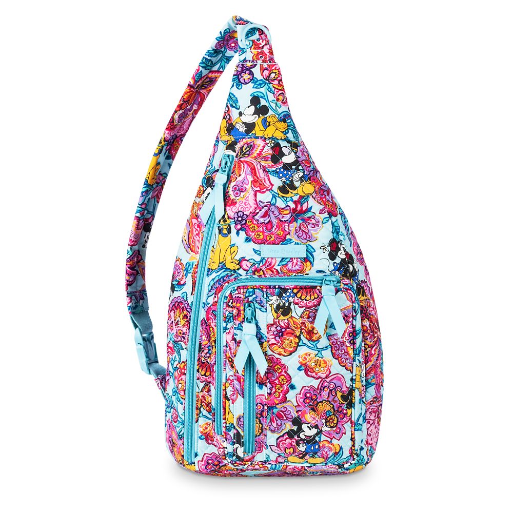 Mickey Mouse and Friends Colorful Garden Sling Backpack by Vera Bradley Disney Store