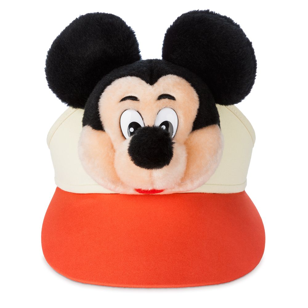 Mickey Mouse Plush Visor for Adults Walt Disney World 50th Anniversary Disney Store