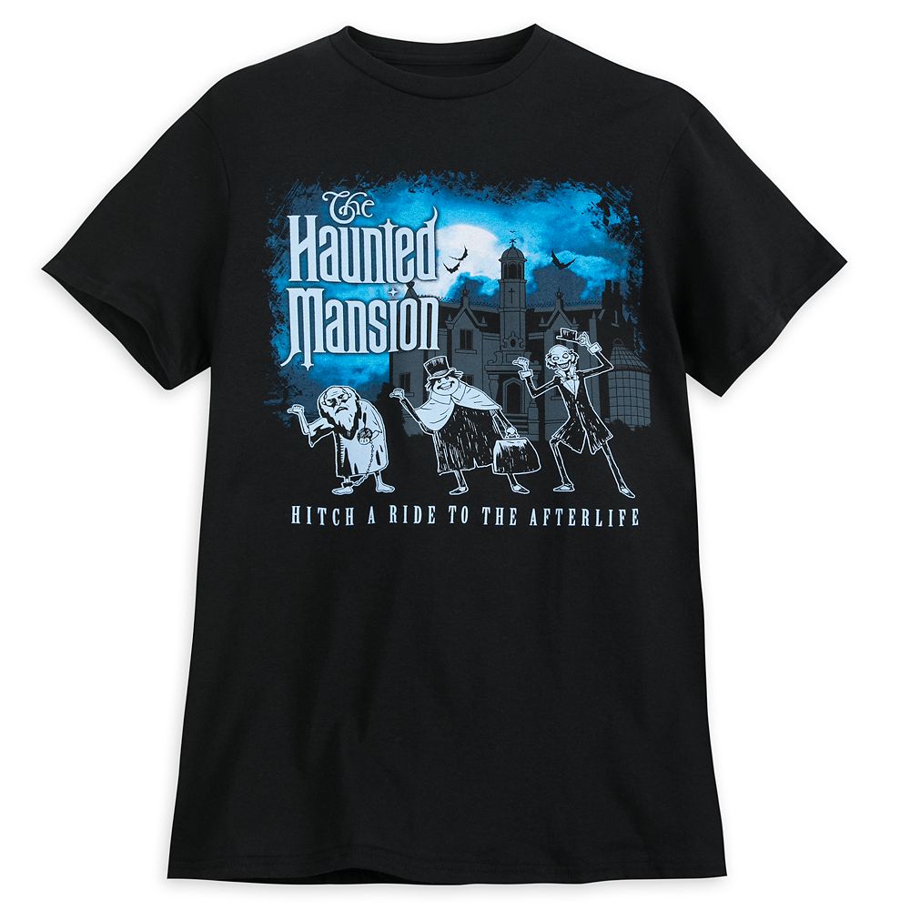 The Haunted Mansion Hitch a Ride to the Afterlife T Shirt for Men Walt Disney World Disney Store